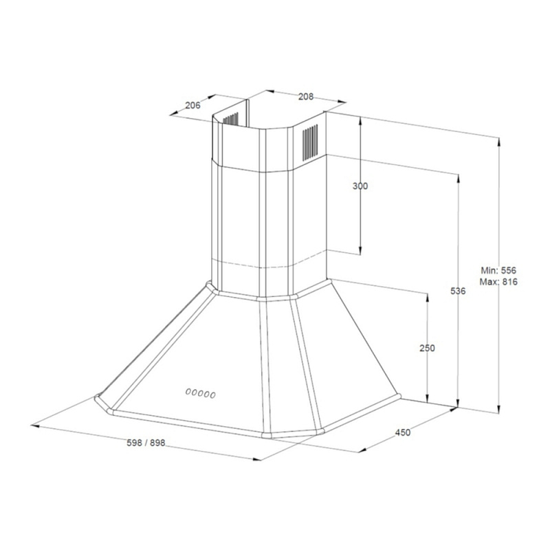 Купить Купольная вытяжка KORTING KHC 9839 RGN — Фото 2