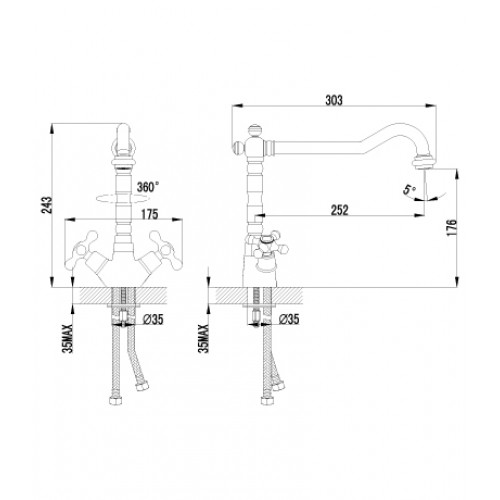 Купить Смеситель LEMARK LM2109C Смеситель Standard для кухни — Фото 2