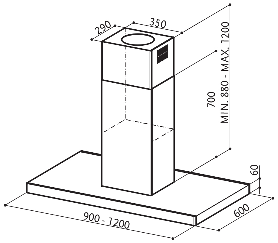 Купить Островная вытяжка FABER STILO ISOLA/SP EV8 X A120 — Фото 4