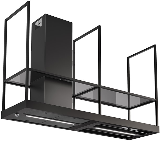 Островная вытяжка FABER T-SHELF EV8 BK MATT A180																		 — описание, фото, цены в интернет-магазине PT Stores