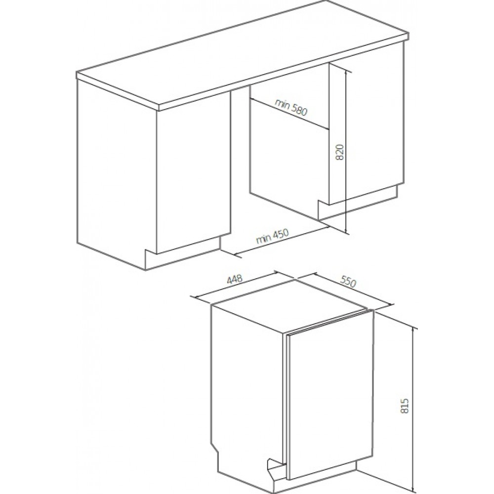 Купить Встраиваемая посудомоечная машина GRAUDE VG 45.0 — Фото 2