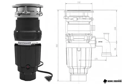 Купить Измельчитель пищевых отходов BONE CRUSHER BC610-AS/K — Фото 8