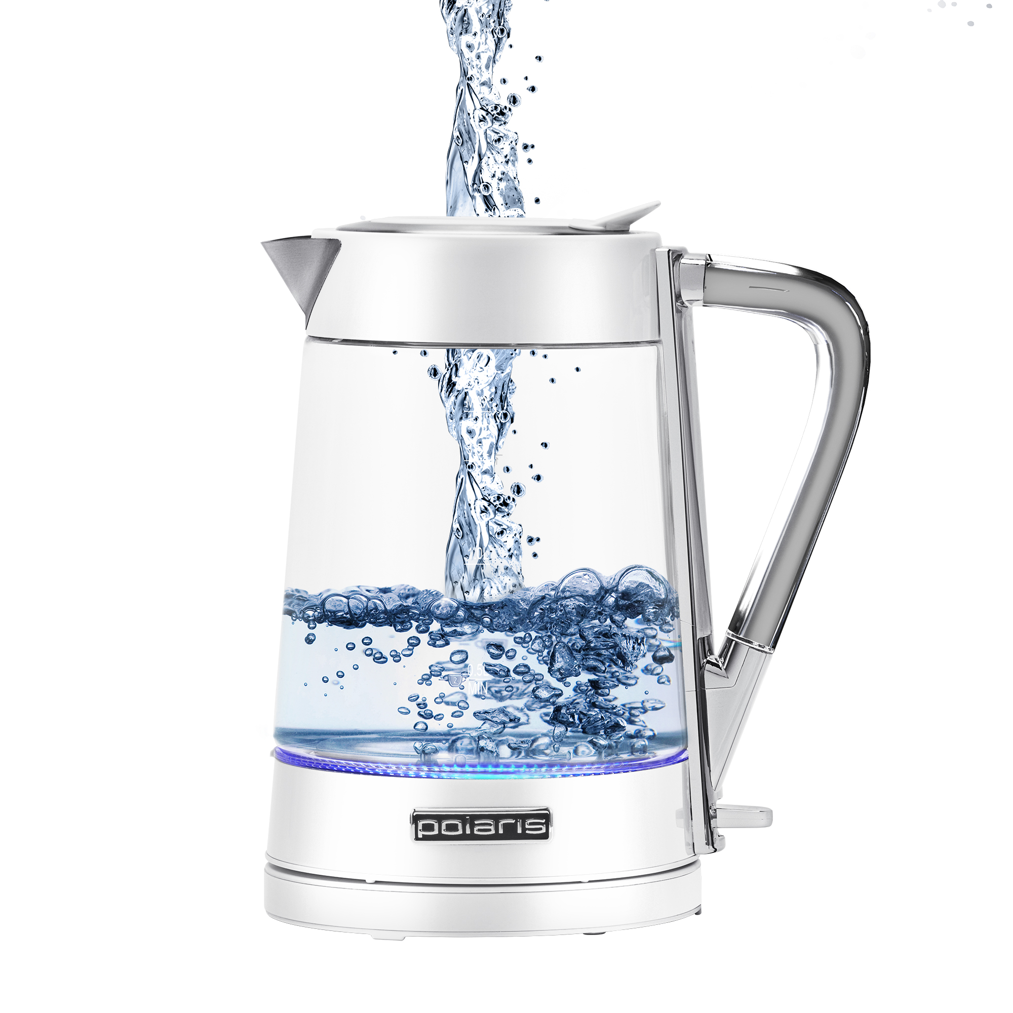 Чайник POLARIS PWK 1715 CGL бел																		 — описание, фото, цены в интернет-магазине PT Stores