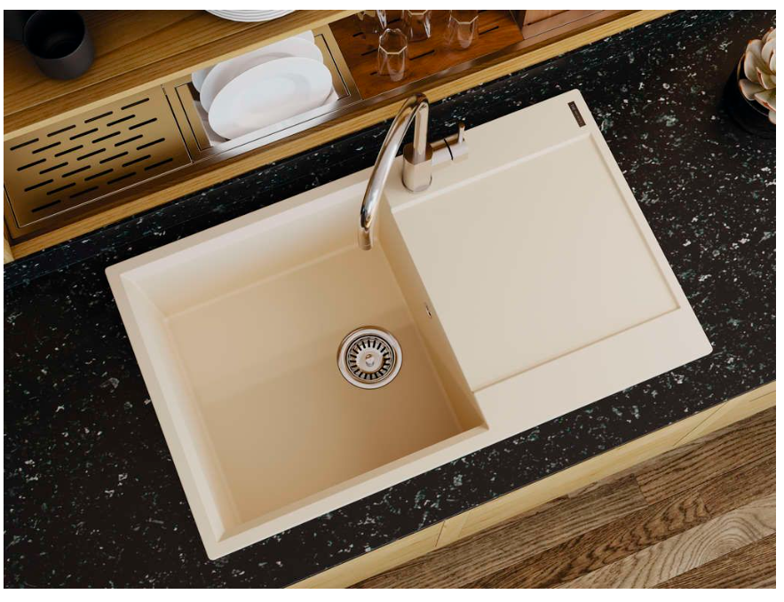 Купить Мойка OMOIKIRI Daisen 86-GR Artgranit/leningrad grey — Фото 3