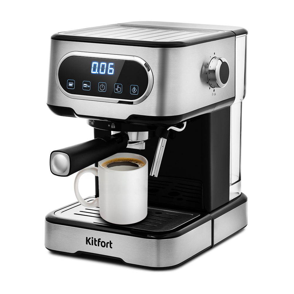 Кофеварка Kitfort KT-765																		 — описание, фото, цены в интернет-магазине PT Stores