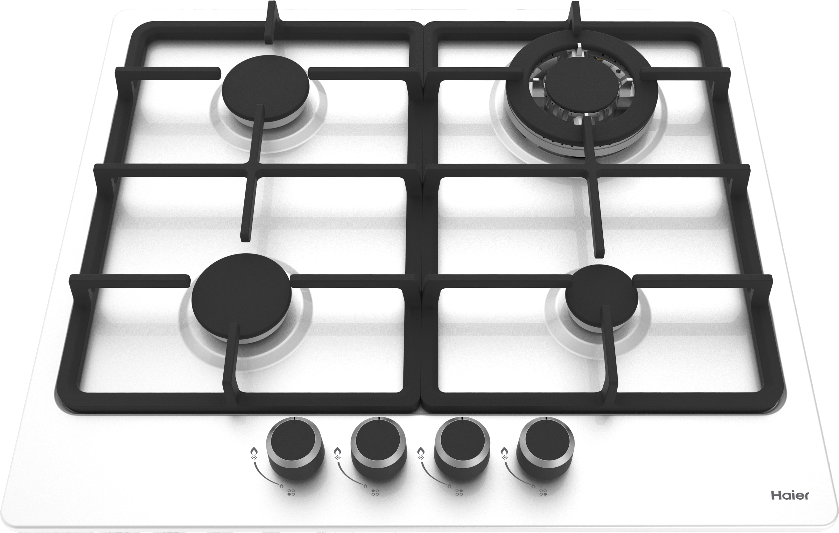 Газовая варочная панель Haier HHX-M64CWW																		 — описание, фото, цены в интернет-магазине PT Stores