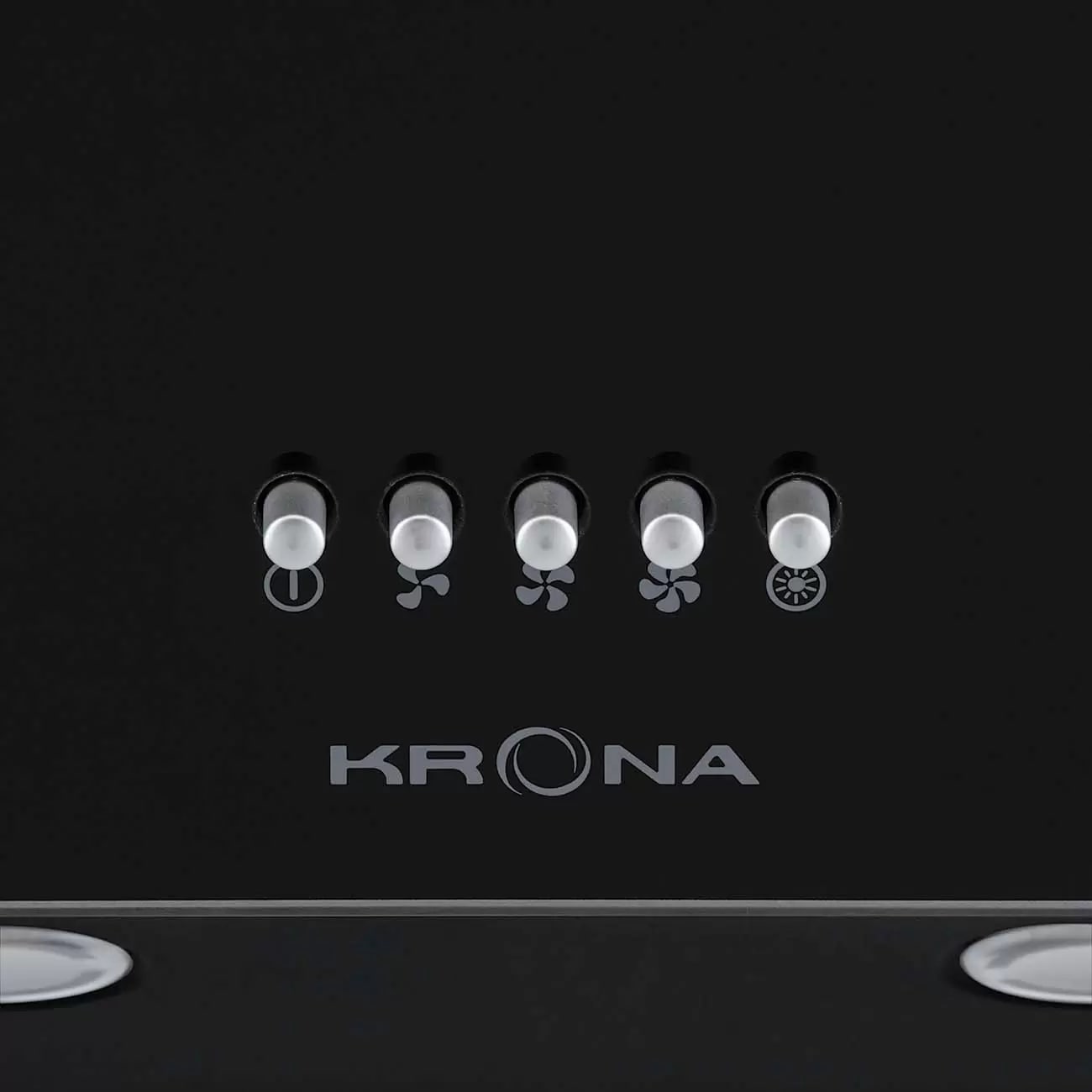 Купить Наклонная вытяжка KRONA HELGA 500 black PB — Фото 3