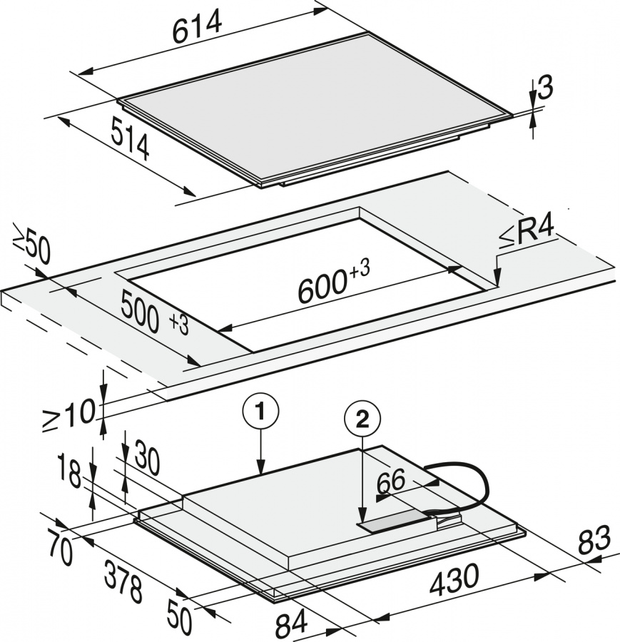 Купить Индукционная варочная панель Miele KM 7262 FR — Фото 3