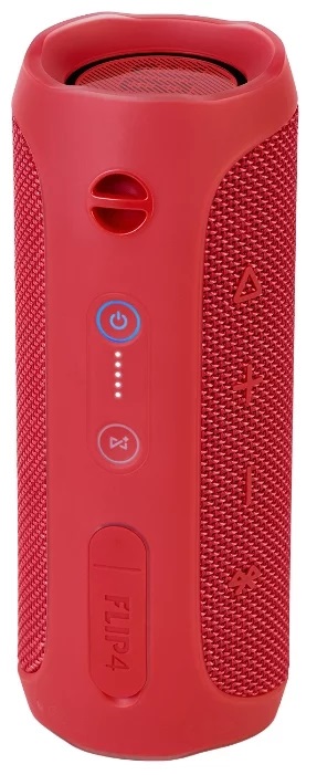Портативная акустика JBL FLIP 4 RED																		 — описание, фото, цены в интернет-магазине PT Stores