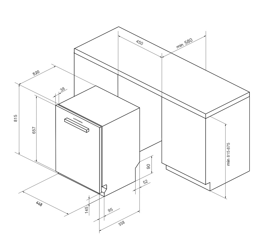 Купить Встраиваемая посудомоечная машина KUPPERSBERG GS 4555 — Фото 10
