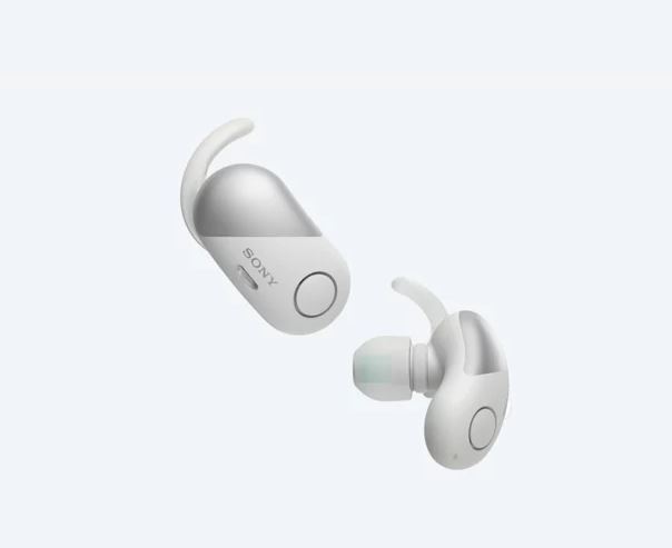 Наушники SONY WF-SP700N white																		 — описание, фото, цены в интернет-магазине PT Stores