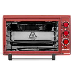 Купить Мини-печь KRAFT KF-MO 3804 RKBL красный — Фото 4