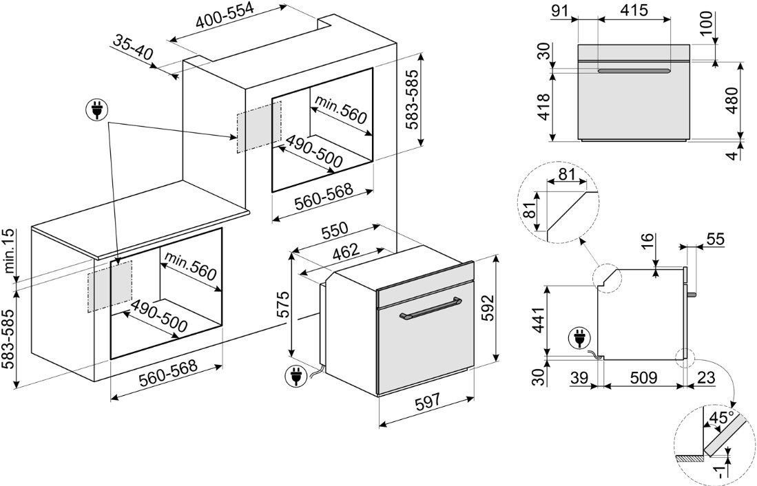 Купить Электрический духовой шкаф Smeg SOP6900TN — Фото 5