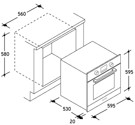 Купить Электрический духовой шкаф CANDY FPE 603/6 NX — Фото 2