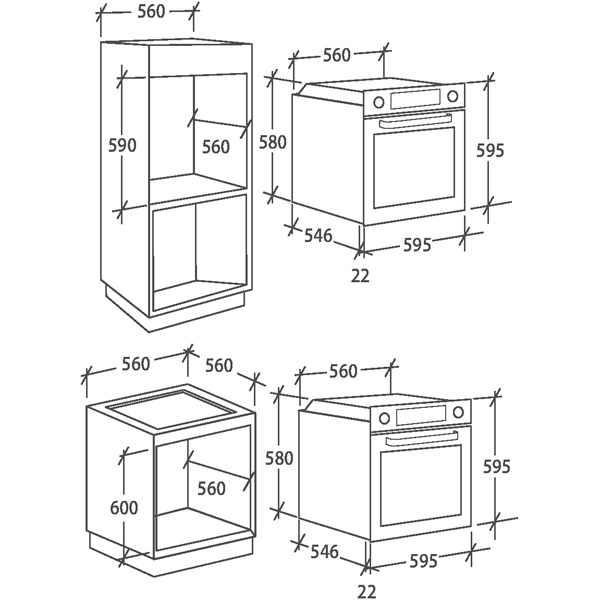 Купить Электрический духовой шкаф CANDY FCS100W/E1 — Фото 2