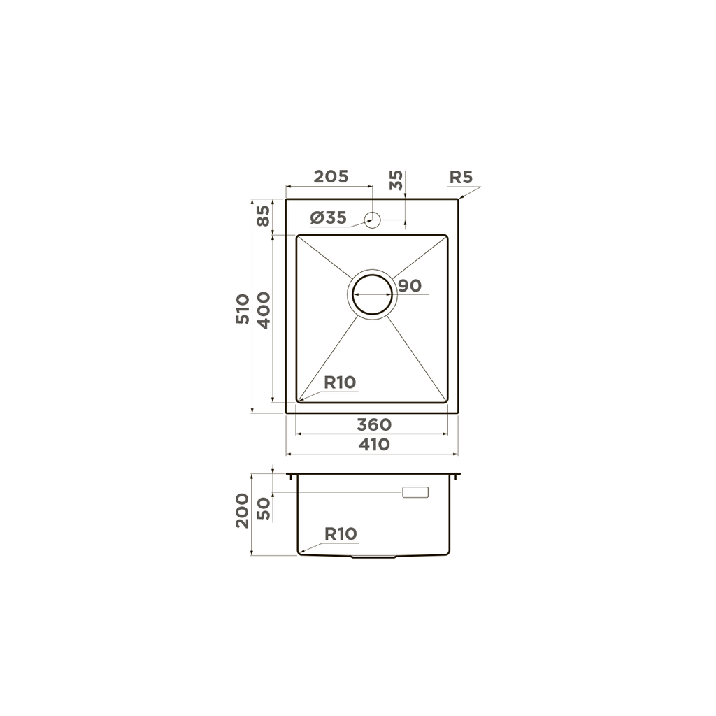 Купить Мойка OMOIKIRI Akisame 41-GB нерж.сталь/графит — Фото 5