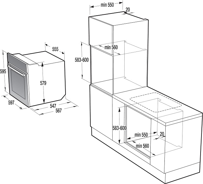 Купить Электрический духовой шкаф Gorenje BO 635E11XK-2 — Фото 2