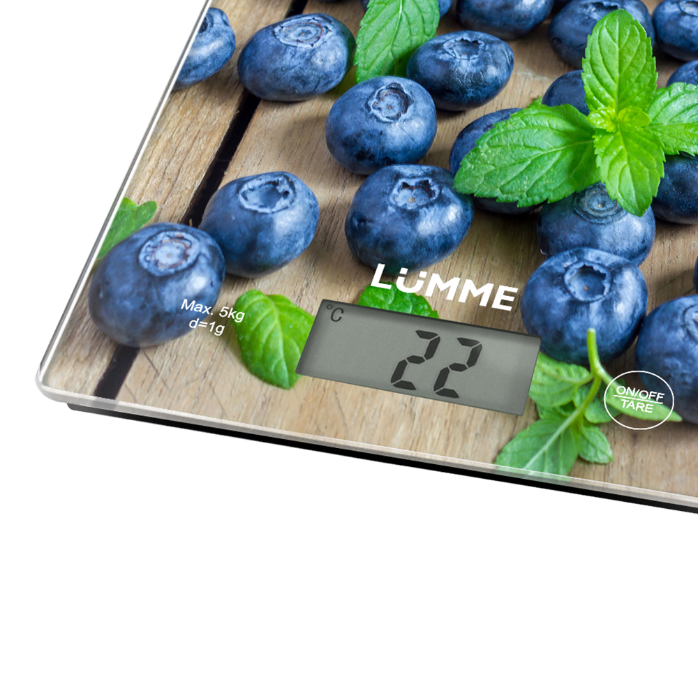 Купить Кухонные весы LUMME LU-1340 черничная россыпь — Фото 4