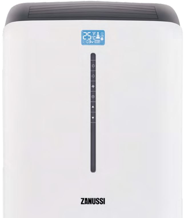 Купить Мобильный кондиционер ZANUSSI ZACM-10 VT/N1 — Фото 2