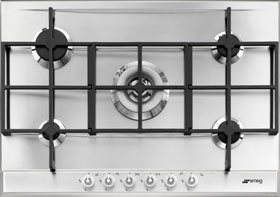 Газовая варочная панель SMEG P1752X																		 — описание, фото, цены в интернет-магазине PT Stores