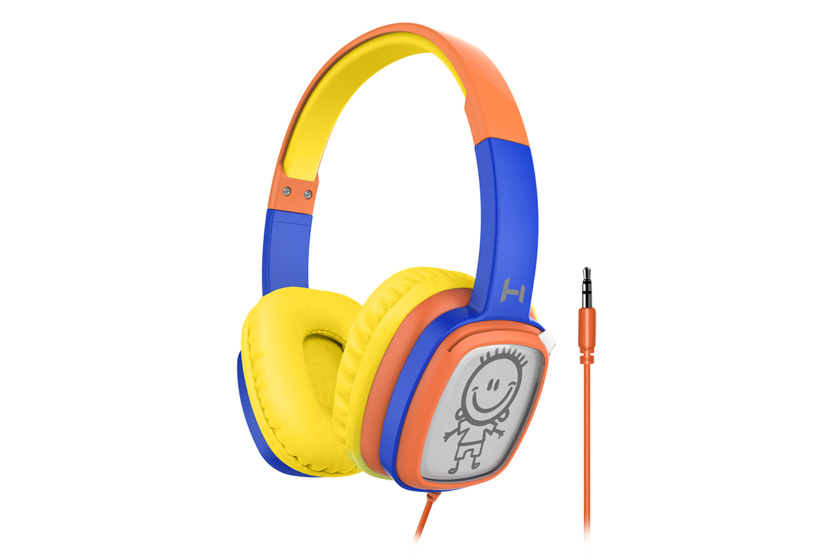 Купить Наушники HARPER KIDS HN-302 оранжево-синий — Фото 3