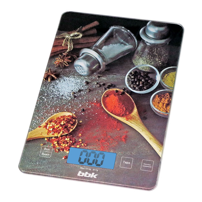Кухонные весы BBK KS100G черный																		 — описание, фото, цены в интернет-магазине PT Stores