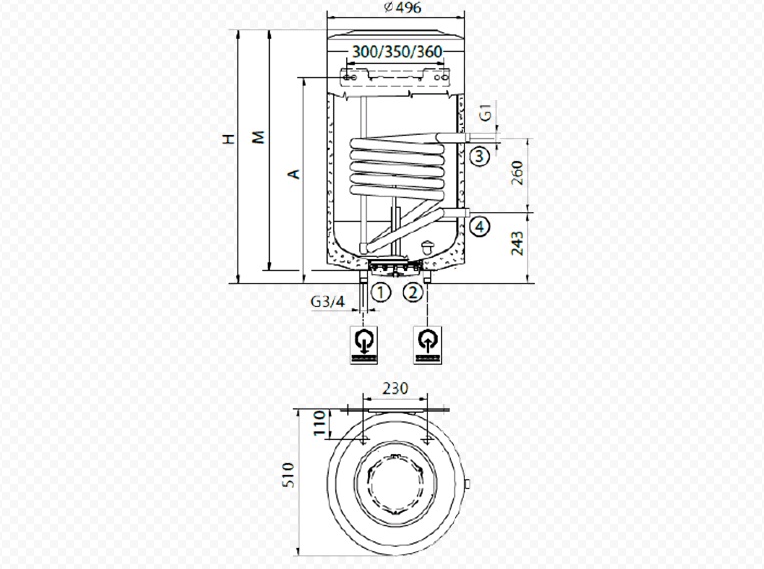 Купить Водонагреватель накопительный HAJDU ID 25 S — Фото 3