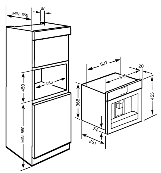 Купить Встраиваемая кофемашина SMEG CM845A-9 — Фото 2