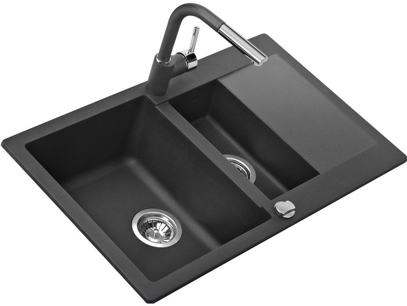 Купить Мойка TEKA CLIVO 60 B-TQ ONYX BLACK черный металлик — Фото 2