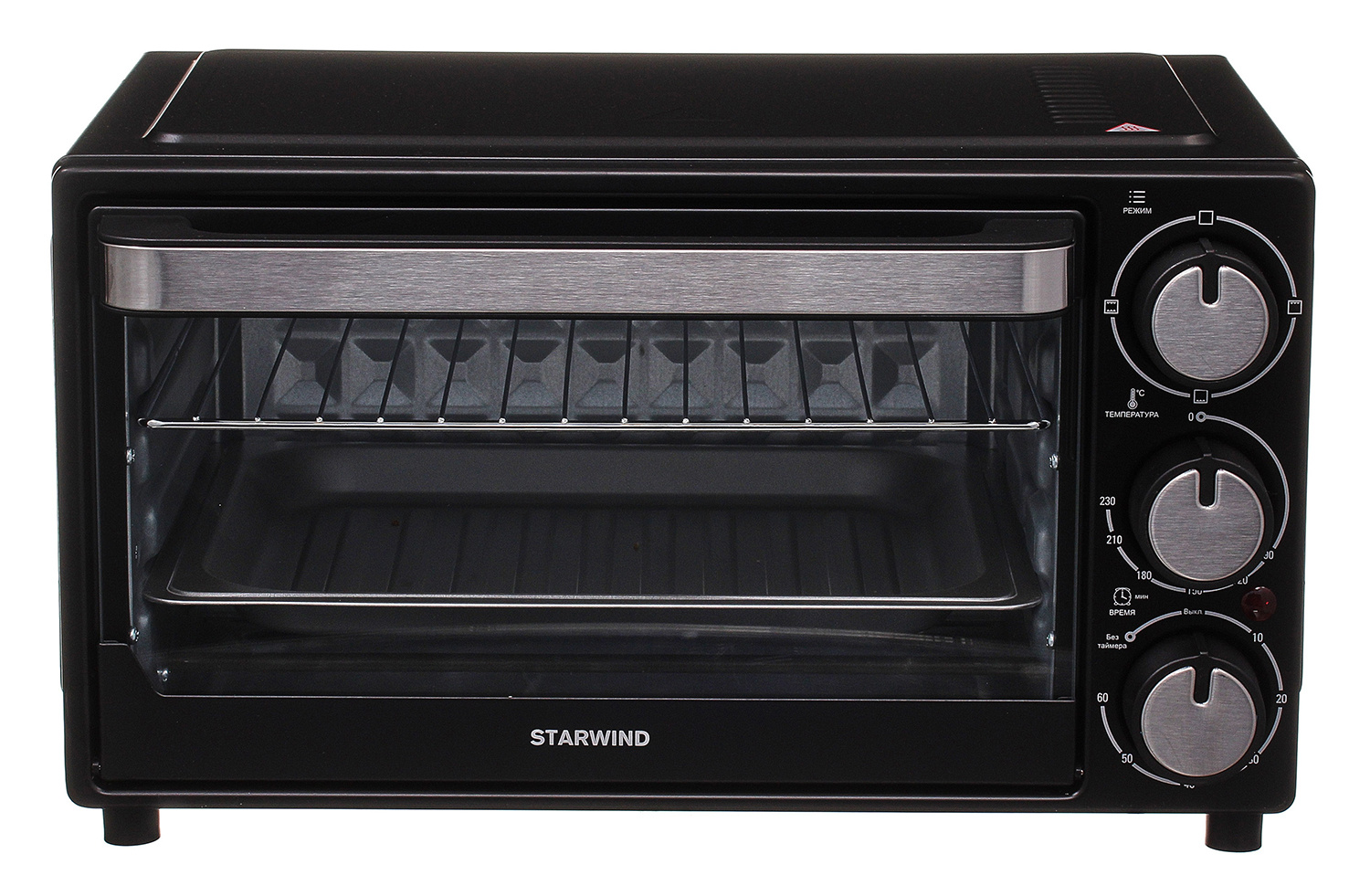 Купить Мини-печь Starwind SMO2001 черная — Фото 2