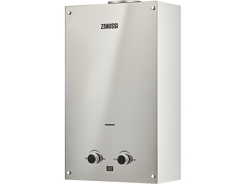 Купить Водонагреватель газовый Zanussi GWH 10 Fonte Glass Mirror — Фото 4
