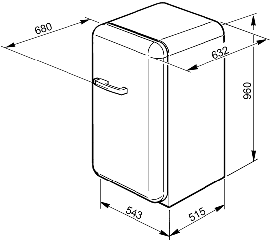 Купить Холодильник SMEG FAB10HRIT — Фото 2