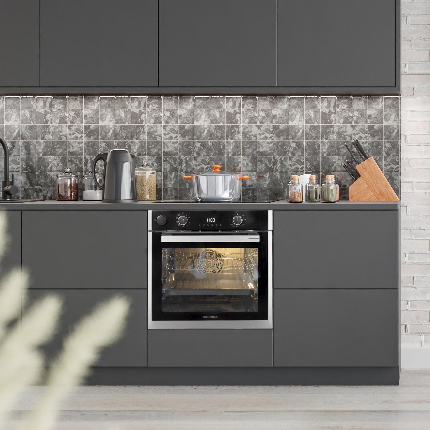 Купить Электрический духовой шкаф GRUNDIG GEBD19300B — Фото 9