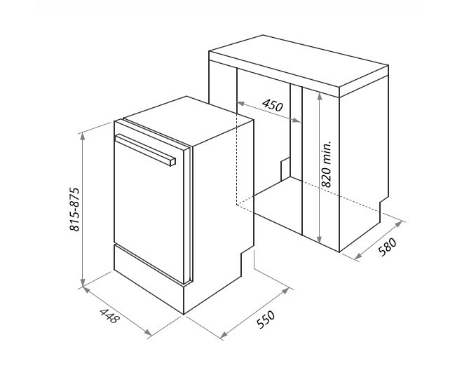 Купить Встраиваемая посудомоечная машина MAUNFELD MLP-08IM — Фото 6