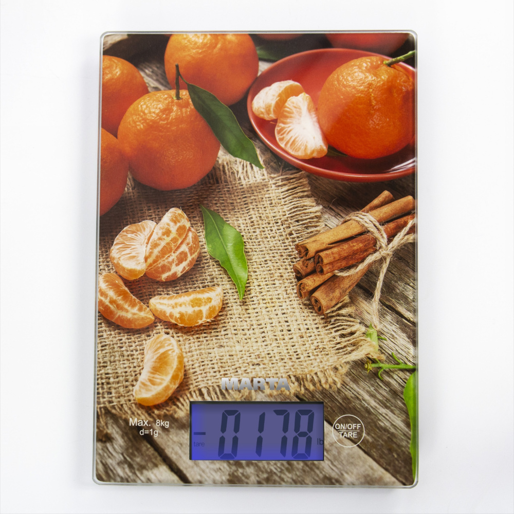 Купить Кухонные весы MARTA MT-1633 сладкий мандарин — Фото 2