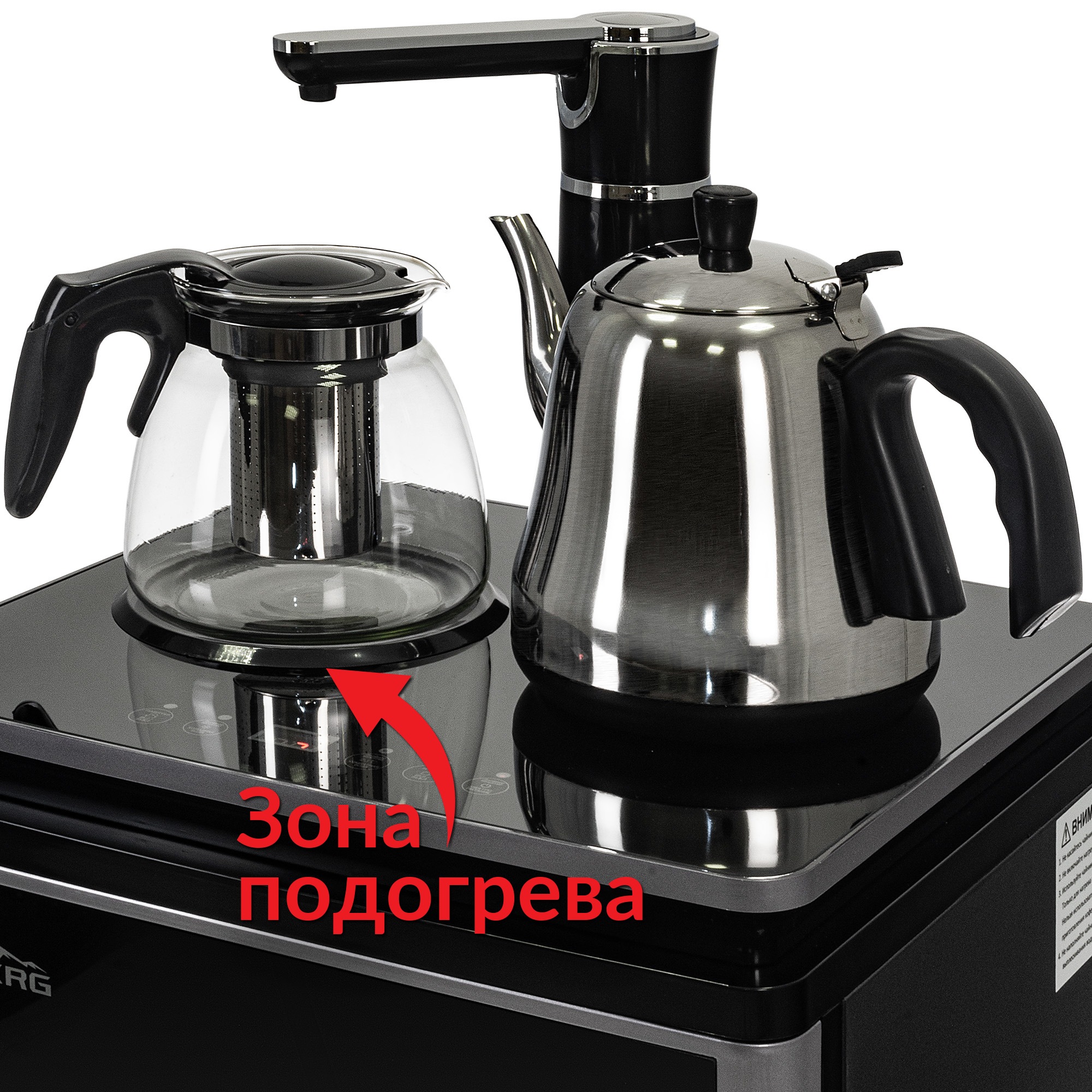 Купить Кулер для воды HIBERG F-81FGB — Фото 4