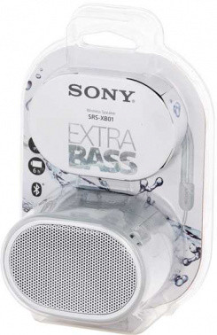 Купить Портативная акустика SONY SRS-XB01 white — Фото 3