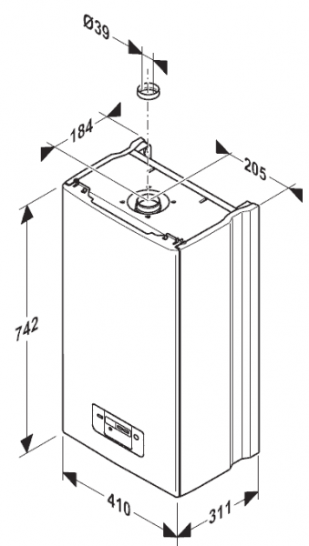 Купить Водонагреватель газовый Protherm Пантера 35 кВт / турбо / отопление и ГВС — Фото 4