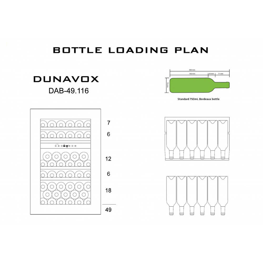 Купить Встраиваемый винный шкаф DUNAVOX DAB-49.116DW.TO — Фото 5