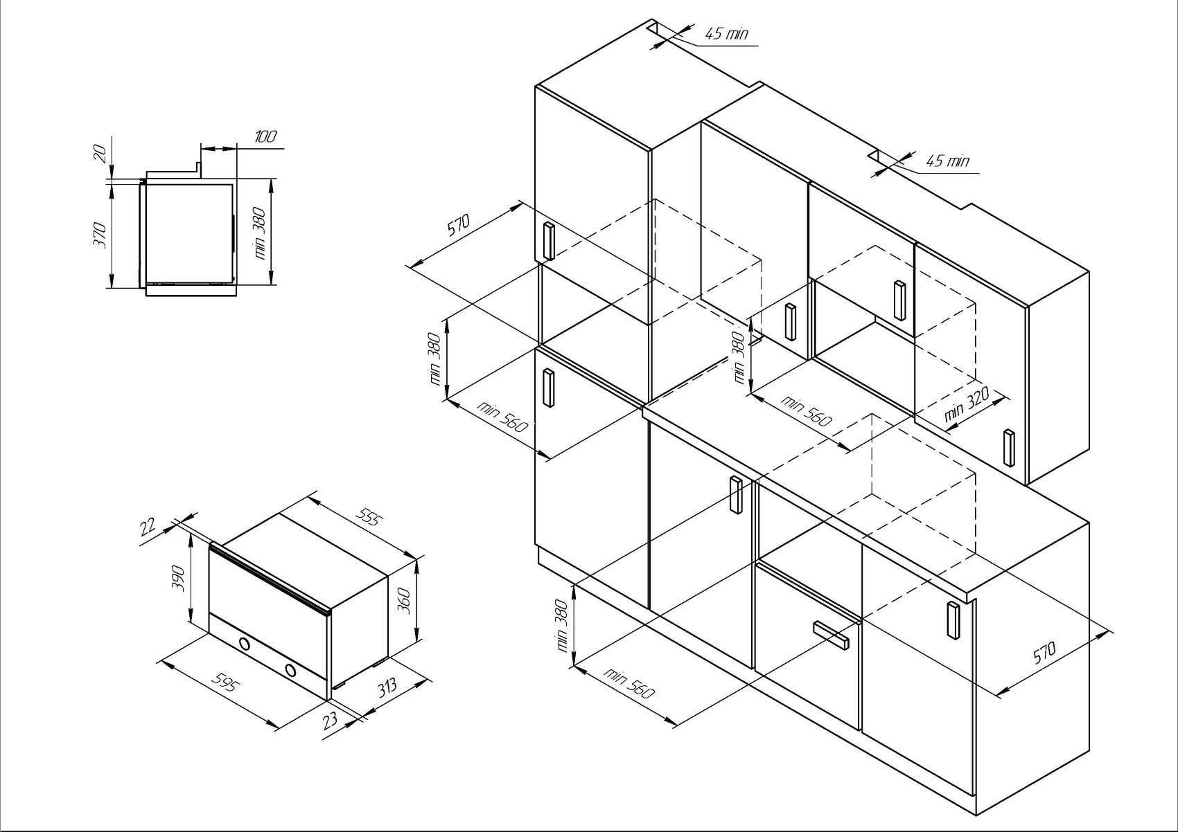 Купить Встраиваемая СВЧ печь KUPPERSBERG RMW 393 B — Фото 5