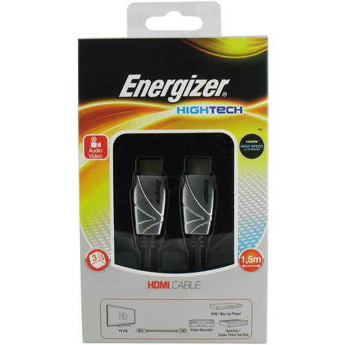  Energizer HDMI 1.4а "Hightech" BLACK 1.5M																		 — описание, фото, цены в интернет-магазине PT Stores