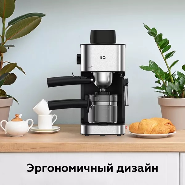 Купить Кофеварка BQ CM4000 Стальной-черный — Фото 9