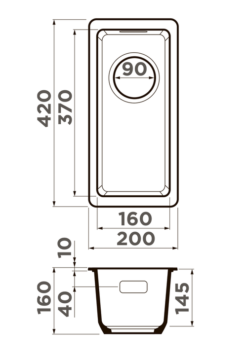 Купить Мойка OMOIKIRI Kata 20-U-GR Artgranit/leningrad grey — Фото 2