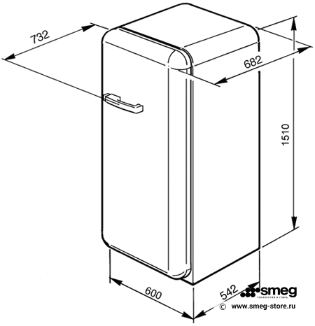 Купить Холодильник SMEG FAB28LG1 — Фото 5