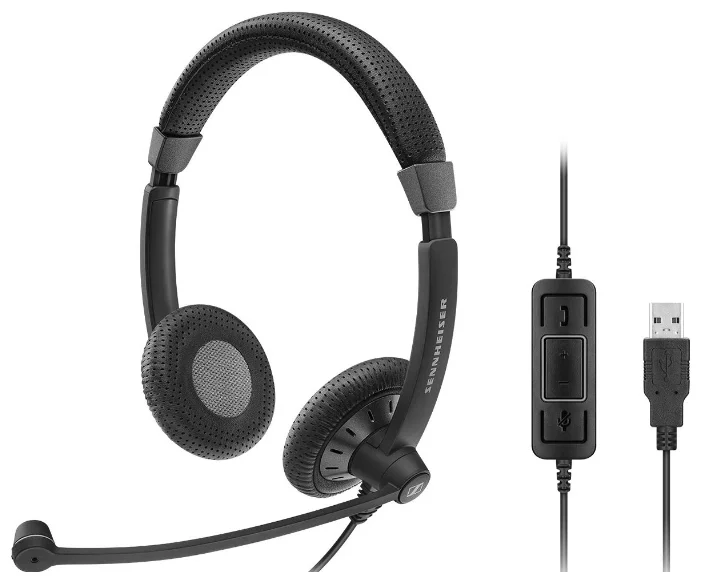 Наушники SENNHEISER SC 70 USB MS																		 — описание, фото, цены в интернет-магазине PT Stores