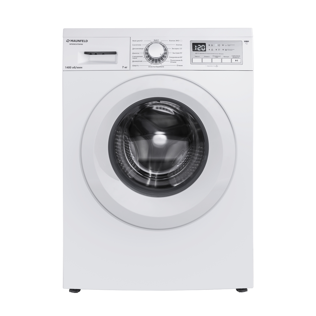 Стиральная машина MAUNFELD MFWM147WHW																		 — описание, фото, цены в интернет-магазине PT Stores
