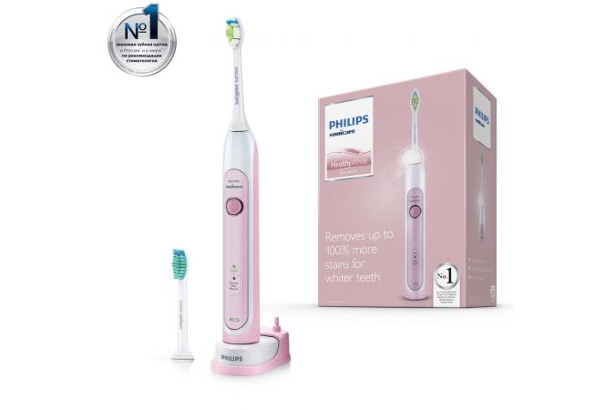 Купить  PHILIPS Sonicare HealthyWhite HX6762/43, розовый — Фото 4