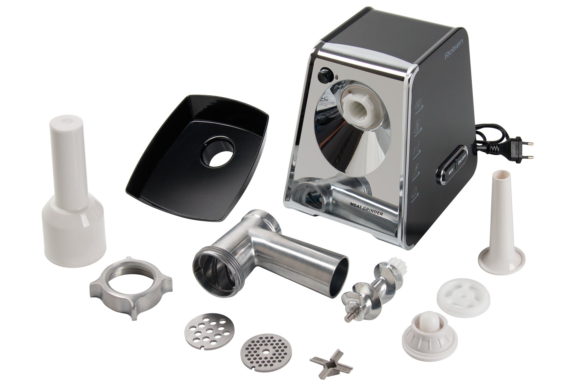 Купить Мясорубка ROLSEN MG-1515PR (black)+KS-2909 (весы) — Фото 4