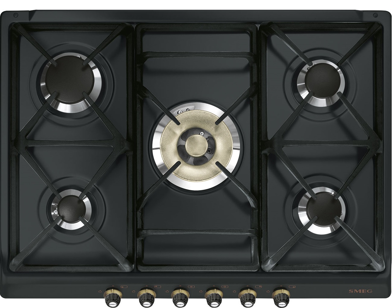 Газовая варочная панель SMEG SR775AO																		 — описание, фото, цены в интернет-магазине PT Stores