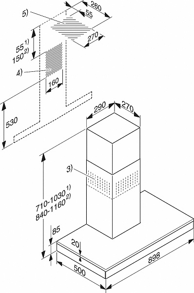 Купить Купольная вытяжка MIELE DA6690W HVBR — Фото 3